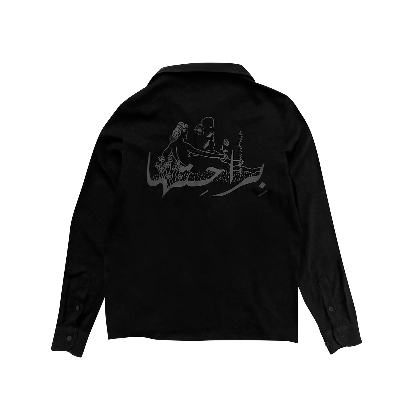 The Virtue & Vice Long Sleeve Black Shirt