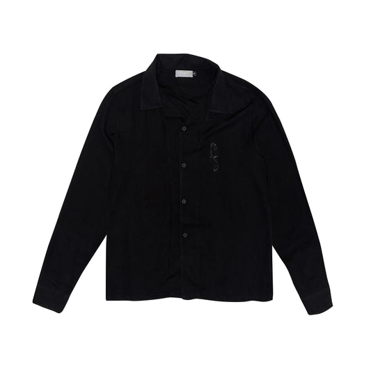 The Virtue & Vice Long Sleeve Black Shirt