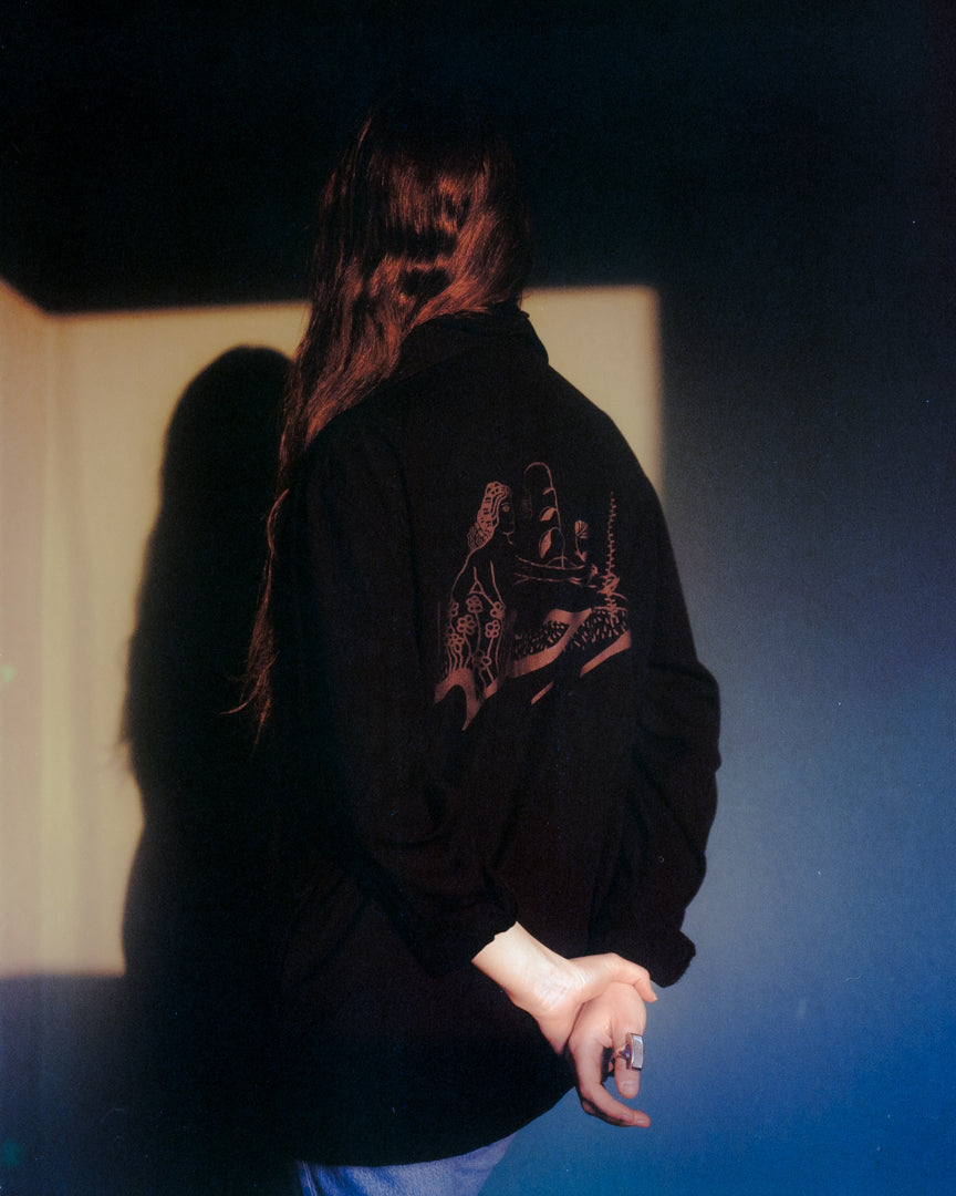 The Virtue & Vice Long Sleeve Black Shirt
