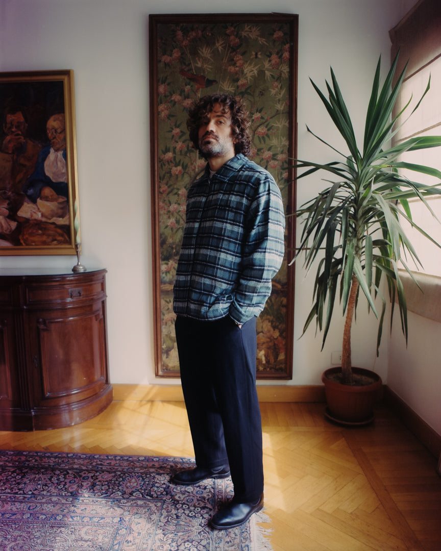 Green Plaid Flannel Jacket
