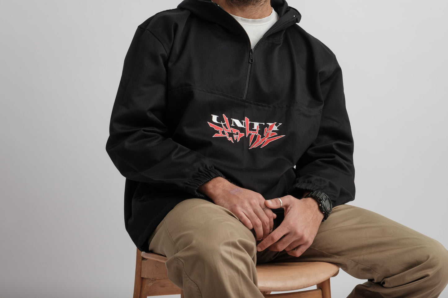 Shabjdeed x UNTY Black Anorak Jacket
