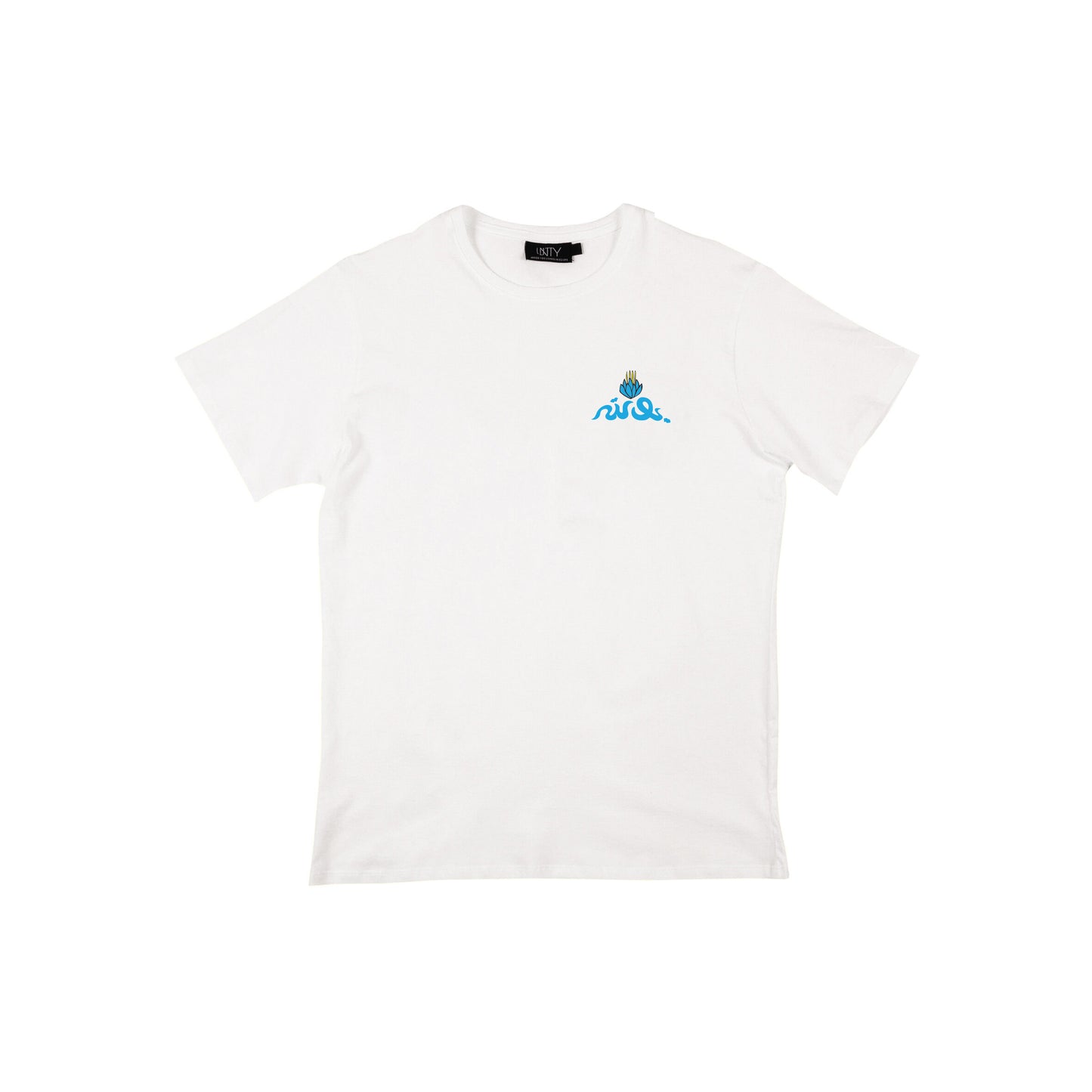 Blue Lotus White T Shirt