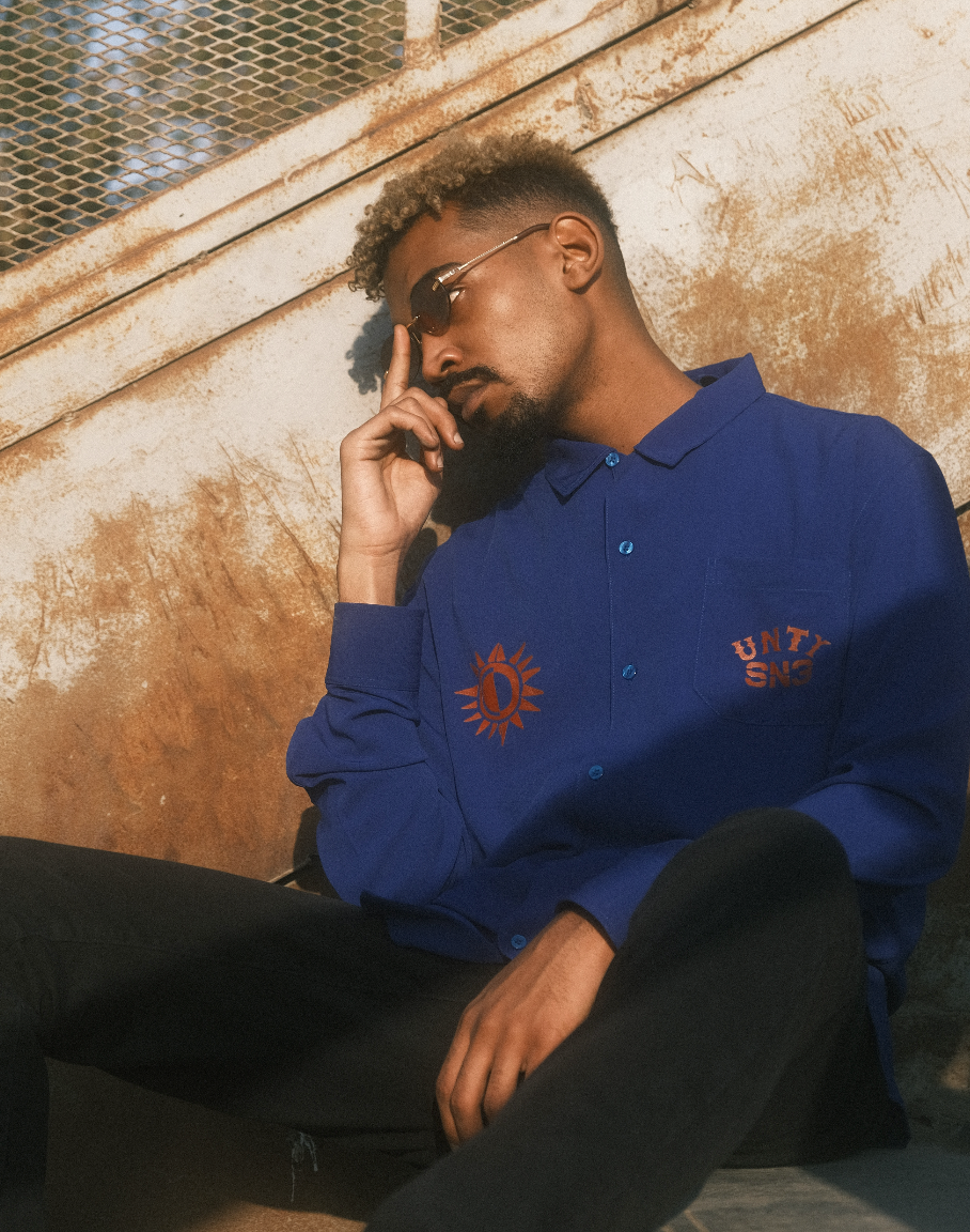 SN3 x UNTY Blue Long Sleeve Shirt