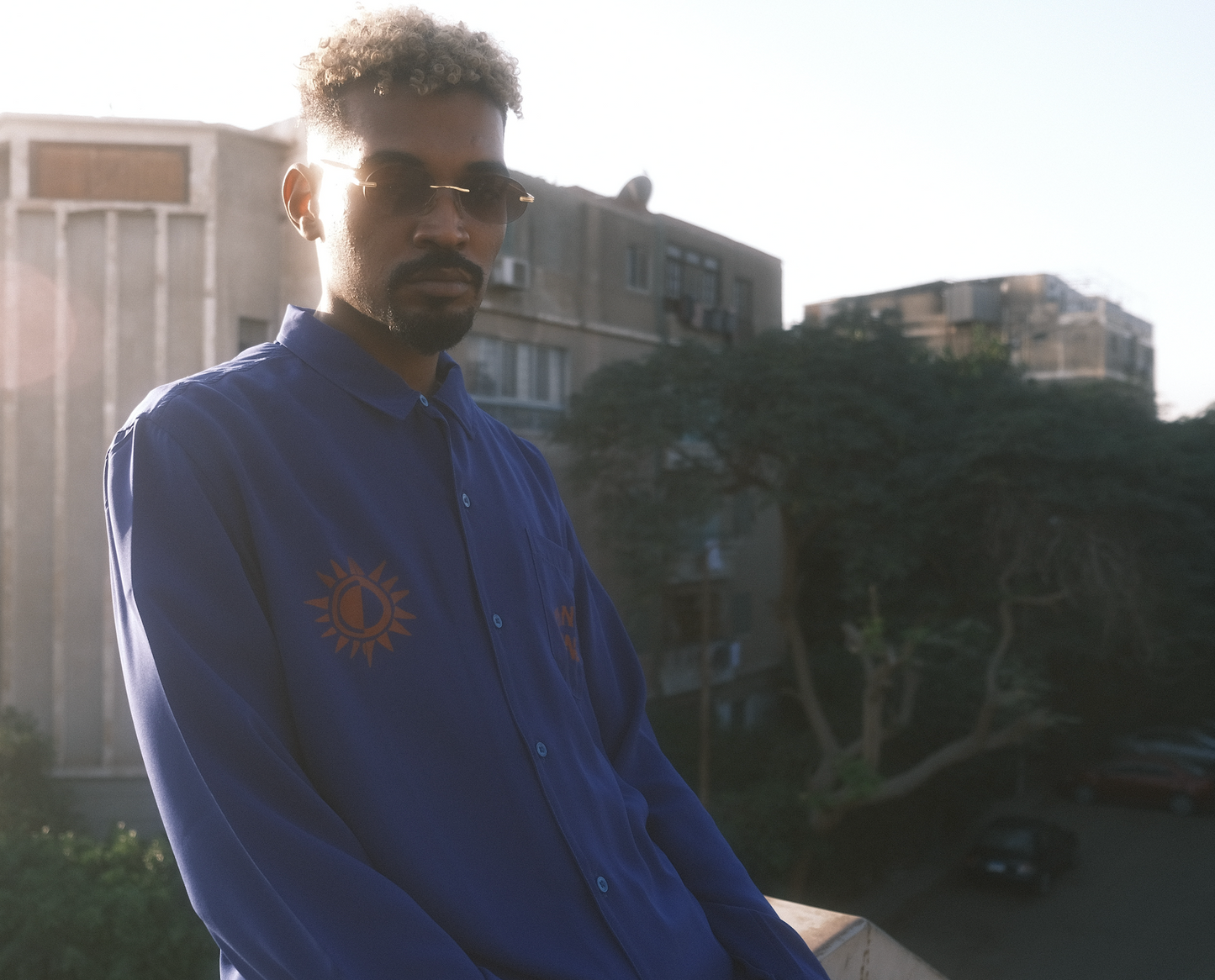 SN3 x UNTY Blue Long Sleeve Shirt