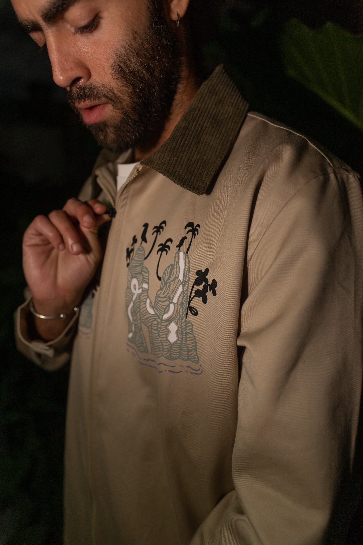 Resting Rocks Beige Jacket