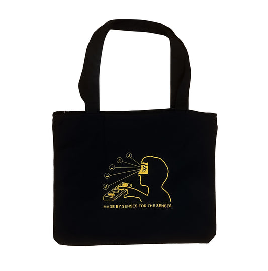 Senses Black Tote Bag