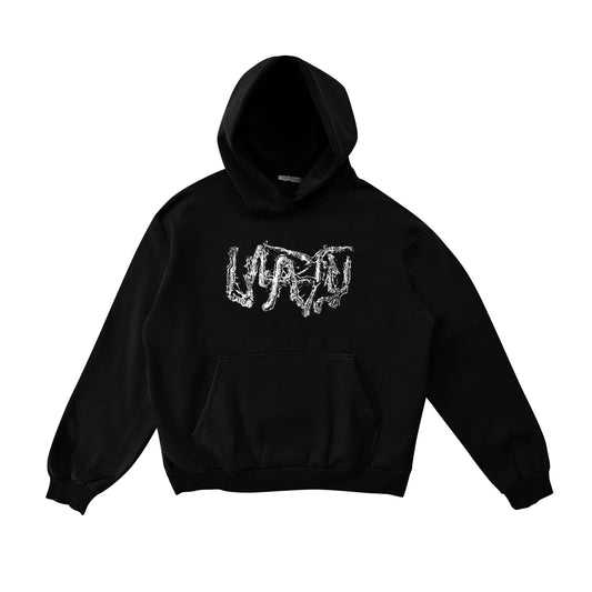 Ice Cream UNTY Logo Black Hoodie